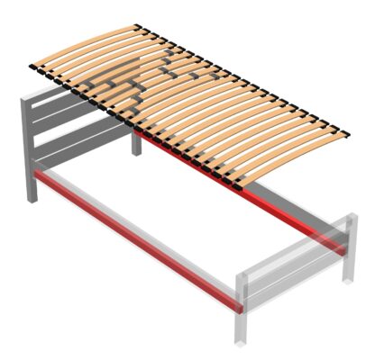 Stelaż z listwy sprężynującej FLEX 200x80 SRT regulowany - obrazek 8
