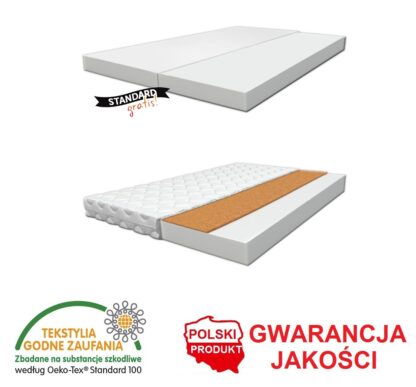 Łóżko dziecięce LEO 160x70 biało-sonoma - obrazek 16