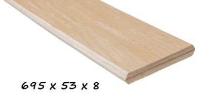 Listwa bukowa sprężynująca 695x53x8