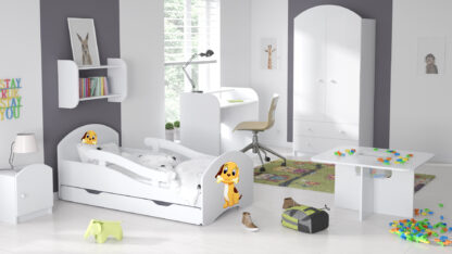Łóżko dziecięce LEO 180x80 białe - obrazek 8
